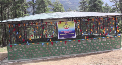 धिमीचौर पुग्ने पर्यटकलाई राहत, सेनाले बनायो विश्रामस्थल