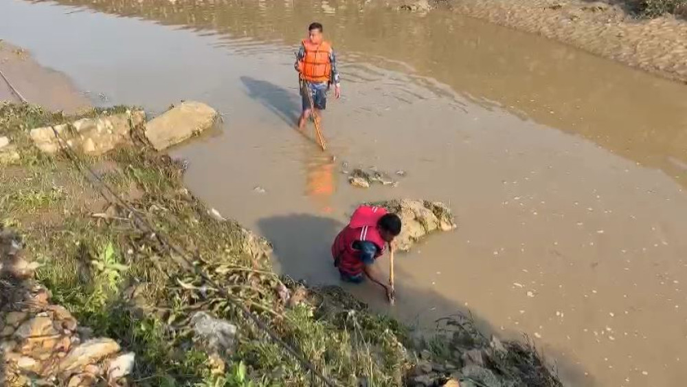 पनौतीमा बाढीले बगाएकी महिला अझै वेपत्ता, चौंथो दिन पनि खाेजी कार्य जारी