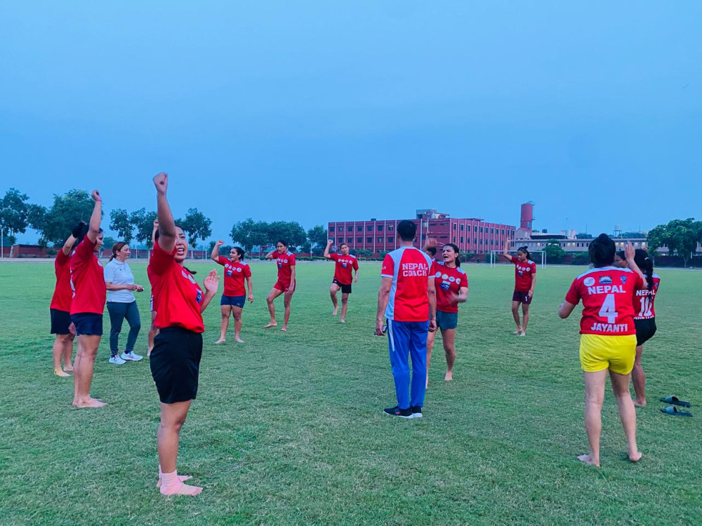 महिला कबड्डी विश्वकप स्थगित, नेपाली टाेलीले भारतमा एक महिना अभ्यास गर्दै