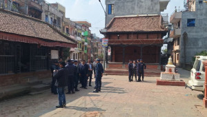 जिप्रका भक्तपुरद्वारा मतदान स्थल र केन्द्रकाे निरीक्षण