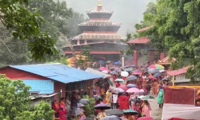 सल्यानटारस्थित नृसिंह धाममा पुरुषोत्तम महामहोत्सव सम्पन्न