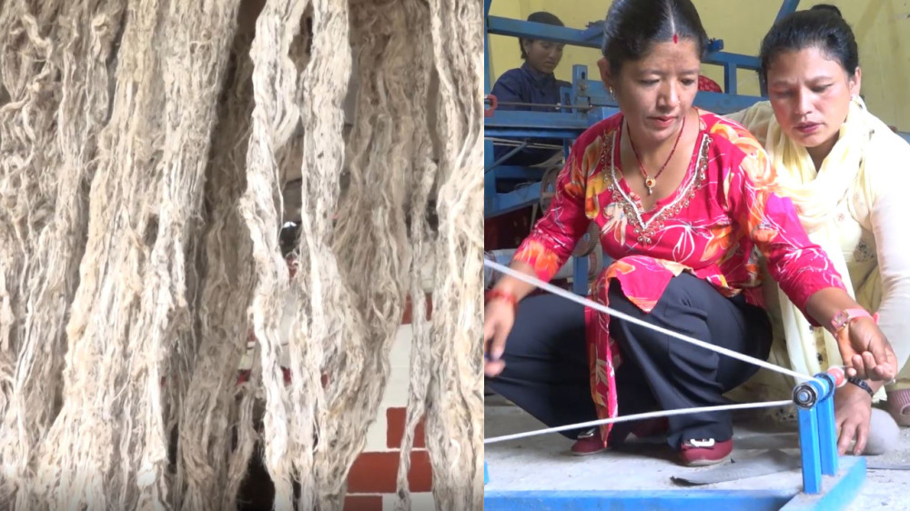 अल्लोको धागो बनाउने परम्परा जोगाउँदै दोलखाका महिला